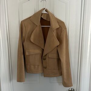 SHEIN Camel Blazer Jacket